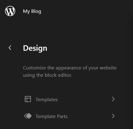 WordPress UI