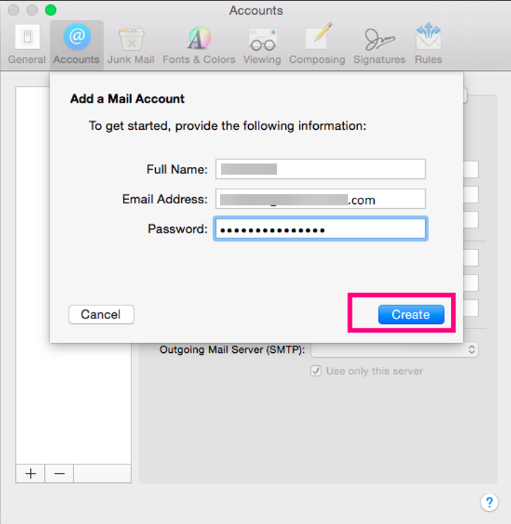 Apple Mail Setup
