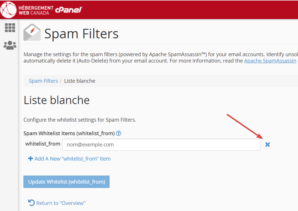 cPanel Email Settings